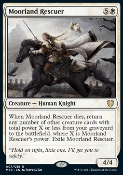Moorland Rescuer (V.1)⁣ - Commander: Innistrad: Midnight Hunt⁣ (Rare)⁣ [7]