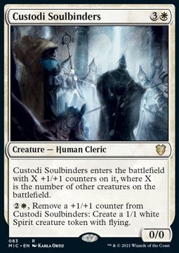 Custodi Soulbinders⁣ - Commander: Innistrad: Midnight Hunt⁣ (Rare)⁣ [83]