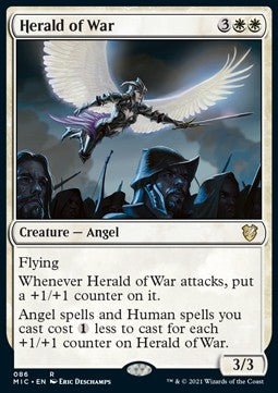 Herald of War - Commander: Innistrad: Midnight Hunt (Rare) [MIC-86]