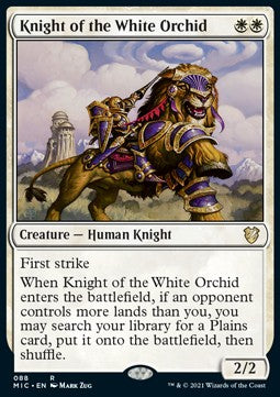 Knight of the White Orchid - Commander: Innistrad: Midnight Hunt (Rare) [MIC-88]