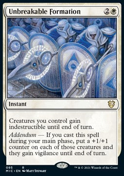 Unbreakable Formation - Commander: Innistrad: Midnight Hunt (Rare) [MIC-95]