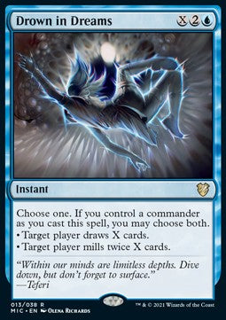 Drown in Dreams (V.1)⁣ - Commander: Innistrad: Midnight Hunt⁣ (Rare)⁣ [13]