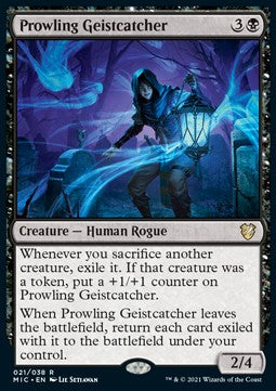 Prowling Geistcatcher (V.1)⁣ - Commander: Innistrad: Midnight Hunt⁣ (Rare)⁣ [21]