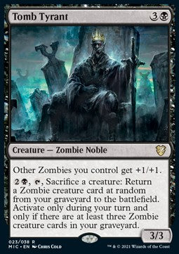 Tomb Tyrant (V.1)⁣ - Commander: Innistrad: Midnight Hunt⁣ (Rare)⁣ [23]
