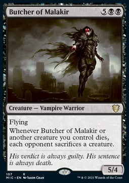 Butcher of Malakir - Commander: Innistrad: Midnight Hunt (Rare) [MIC-107]