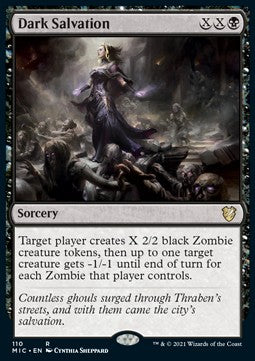 Dark Salvation - Commander: Innistrad: Midnight Hunt (Rare) [MIC-110]