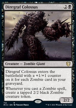 Diregraf Colossus - Commander: Innistrad: Midnight Hunt (Rare) [MIC-112]
