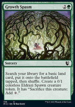 Growth Spasm - Commander: Innistrad: Midnight Hunt (Common) [MIC-139]