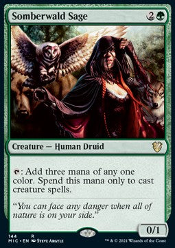 Somberwald Sage⁣ - Commander: Innistrad: Midnight Hunt⁣ (Rare)⁣ [144]