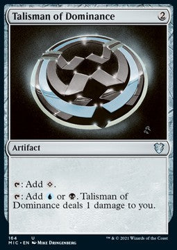 Talisman of Dominance⁣ - Commander: Innistrad: Midnight Hunt⁣ (Uncommon)⁣ [164]