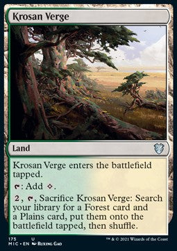 Krosan Verge⁣ - Commander: Innistrad: Midnight Hunt⁣ (Uncommon)⁣ [175]