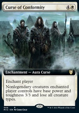 Curse of Conformity (V.2)⁣ - Commander: Innistrad: Midnight Hunt⁣ (Rare)⁣ [44]