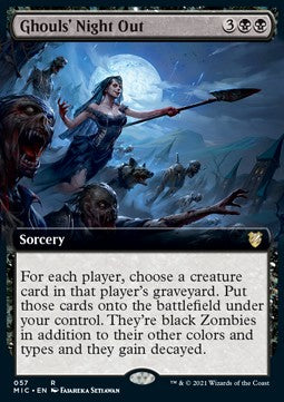 Ghouls' Night Out (V.2)⁣ - Commander: Innistrad: Midnight Hunt⁣ (Rare)⁣ [57]