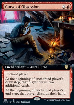 Curse of Obsession (V.2)⁣ - Commander: Innistrad: Midnight Hunt⁣ (Rare)⁣ [73]