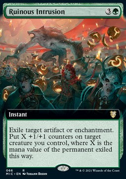 Ruinous Intrusion (V.2)⁣ - Commander: Innistrad: Midnight Hunt⁣ (Rare)⁣ [66]