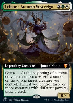 Leinore, Autumn Sovereign (V.2)⁣ - Commander: Innistrad: Midnight Hunt⁣ (Mythic)⁣ [39]