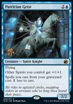 Patrician Geist (V.1)⁣ - Innistrad: Midnight Hunt: Promos⁣ (Rare)⁣ [69]