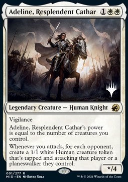 Adeline, Resplendent Cathar (V.2)⁣ - Innistrad: Midnight Hunt: Promos⁣ (Rare)⁣ [1]