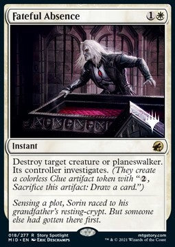 Fateful Absence (V.2)⁣ - Innistrad: Midnight Hunt: Promos⁣ (Rare)⁣ [18]