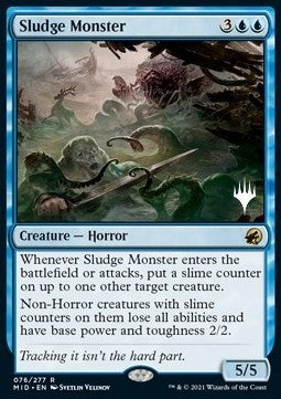 Sludge Monster (V.2)⁣ - Innistrad: Midnight Hunt: Promos⁣ (Rare)⁣ [76]