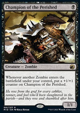 Champion of the Perished (V.2)⁣ - Innistrad: Midnight Hunt: Promos⁣ (Rare)⁣ [91]