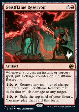Geistflame Reservoir (V.2)⁣ - Innistrad: Midnight Hunt: Promos⁣ (Rare)⁣ [142]