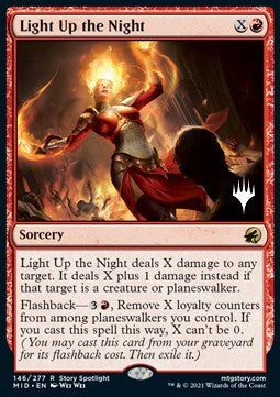 Light Up the Night (V.2)⁣ - Innistrad: Midnight Hunt: Promos⁣ (Rare)⁣ [146]