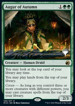 Augur of Autumn (V.2)⁣ - Innistrad: Midnight Hunt: Promos⁣ (Rare)⁣ [168]