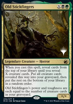 Old Stickfingers (V.2)⁣ - Innistrad: Midnight Hunt: Promos⁣ (Rare)⁣ [234]