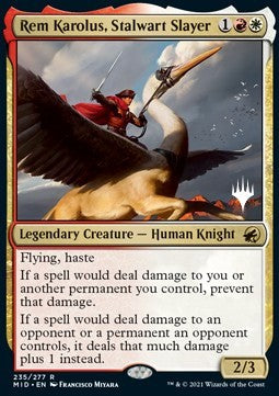 Rem Karolus, Stalwart Slayer (V.2)⁣ - Innistrad: Midnight Hunt: Promos⁣ (Rare)⁣ [235]