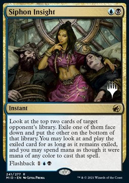 Siphon Insight (V.2)⁣ - Innistrad: Midnight Hunt: Promos⁣ (Rare)⁣ [241]