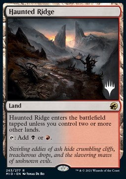 Haunted Ridge (V.2)⁣ - Innistrad: Midnight Hunt: Promos⁣ (Rare)⁣ [263]
