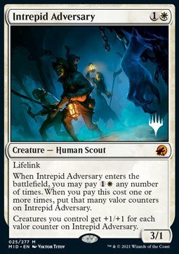 Intrepid Adversary (V.2)⁣ - Innistrad: Midnight Hunt: Promos⁣ (Mythic)⁣ [25]