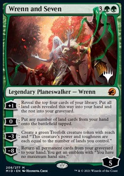 Wrenn and Seven (V.2)⁣ - Innistrad: Midnight Hunt: Promos⁣ (Mythic)⁣ [208]