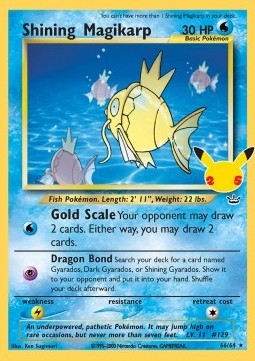 Shining Magikarp⁣ - Celebrations⁣ (Ultra Rare)⁣ [NR 66]