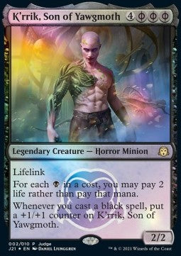K'rrik, Son of Yawgmoth⁣ - Judge Rewards Promos⁣ (Rare)⁣ [2021-02]
