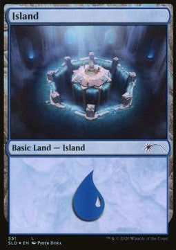 Island (V.8)⁣ - Secret Lair Drop Series⁣ (Land)⁣ [551]