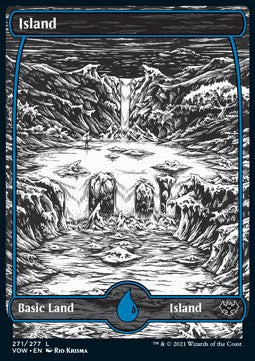 Island (V.2)⁣ - Innistrad: Crimson Vow⁣ (Land)⁣ [271]
