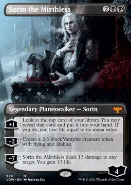 Sorin the Mirthless (V.1)⁣ - Innistrad: Crimson Vow: Extras⁣ (Mythic)⁣ [278]