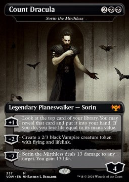 Sorin the Mirthless (V.3)⁣ - Innistrad: Crimson Vow: Extras⁣ (Mythic)⁣ [337]