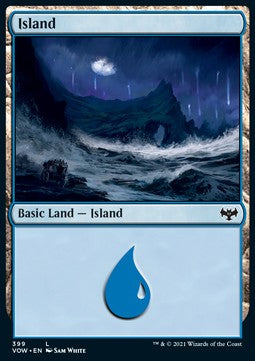 Island⁣ - Innistrad: Crimson Vow: Extras⁣ (Land)⁣ [399]