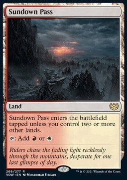 Sundown Pass⁣ - Innistrad: Crimson Vow⁣ (Rare)⁣ [266]