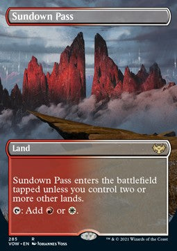 Sundown Pass⁣ - Innistrad: Crimson Vow: Extras⁣ (Rare)⁣ [285]