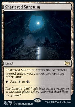 Shattered Sanctum⁣ - Innistrad: Crimson Vow⁣ (Rare)⁣ [264]