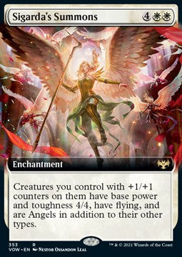 Sigarda's Summons⁣ - Innistrad: Crimson Vow: Extras⁣ (Rare)⁣ [353]