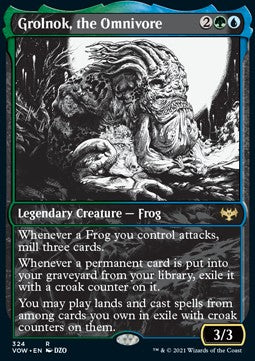 Grolnok, the Omnivore⁣ - Innistrad: Crimson Vow: Extras⁣ (Rare)⁣ [324]
