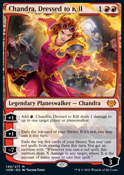 Chandra, Dressed to Kill⁣ - Innistrad: Crimson Vow⁣ (Mythic)⁣ [149]