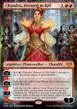 Chandra, Dressed to Kill⁣ - Innistrad: Crimson Vow: Extras⁣ (Mythic)⁣ [279]