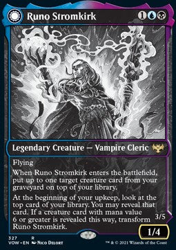 Runo Stromkirk // Krothuss, Lord of the Deep (V.2)⁣ - Innistrad: Crimson Vow: Extras⁣ (Rare)⁣ [327]