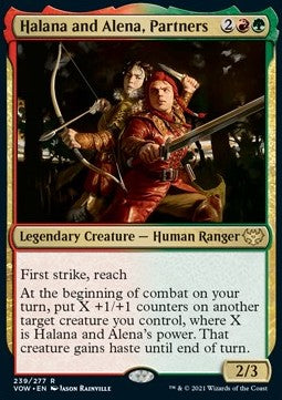 Halana and Alena, Partners⁣ - Innistrad: Crimson Vow⁣ (Rare)⁣ [239]
